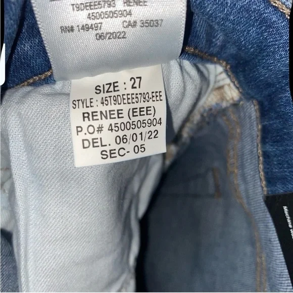 NWT Joes Jeans High Rise Wide Leg in Renee Women’s Blue Jeans - Picture 5 of 8